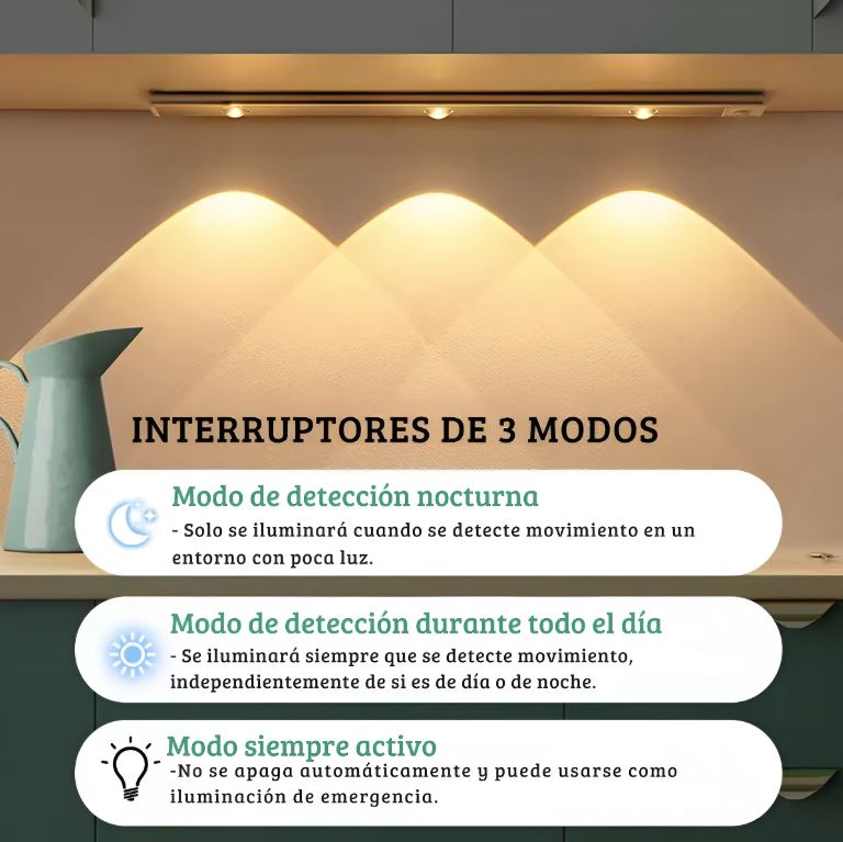 LAMPARA LED CON SENSOR DE MOVIMIENTO- ENVIO GRATIS😎