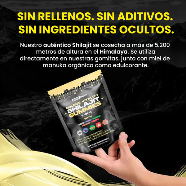 GOMITAS DE SHILAJIT - ENVÍO GRATIS 😱💪