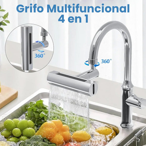 GRIFO MULTIFUNCIONAL 4 EN 1 - ENVÍO GRATIS 🚿🤩